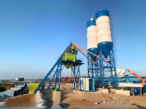 Hopper Type Concrete Batching Plant HZS25-HZS60