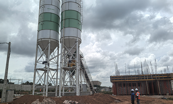 Successful Commissioning of HZS60 Concrete Plant in Côte d'Ivoire